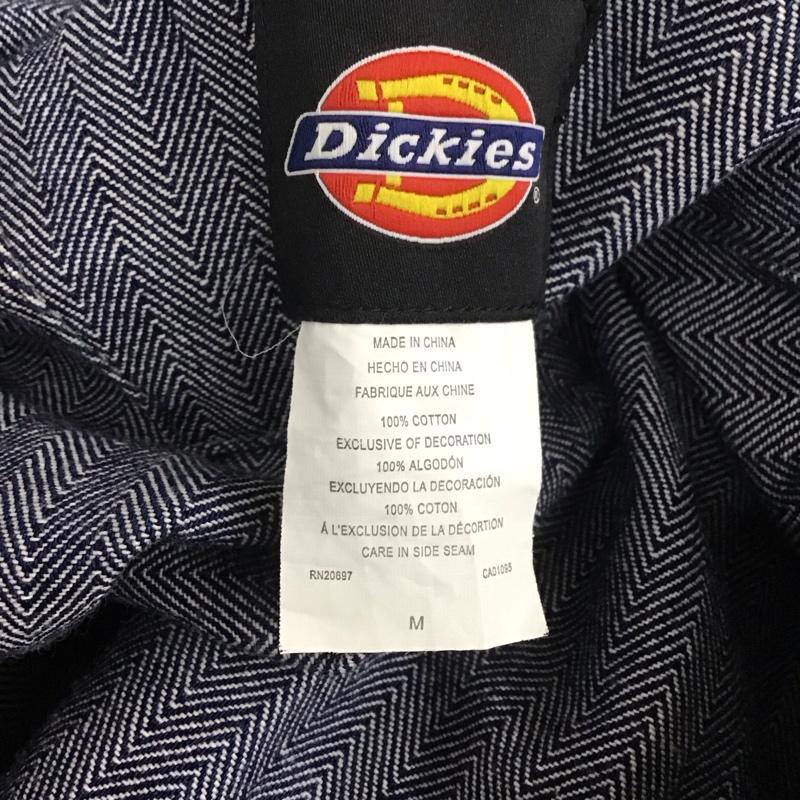 ディッキーズ Dickies ワンピース・ドレス・オールインワン ワンピース・ドレス・オールインワン カバーオール オールインワン ヘリンボーン M ロゴ、文字 紺 / ネイビー /  メンズ USED 古着 中古 10109039
