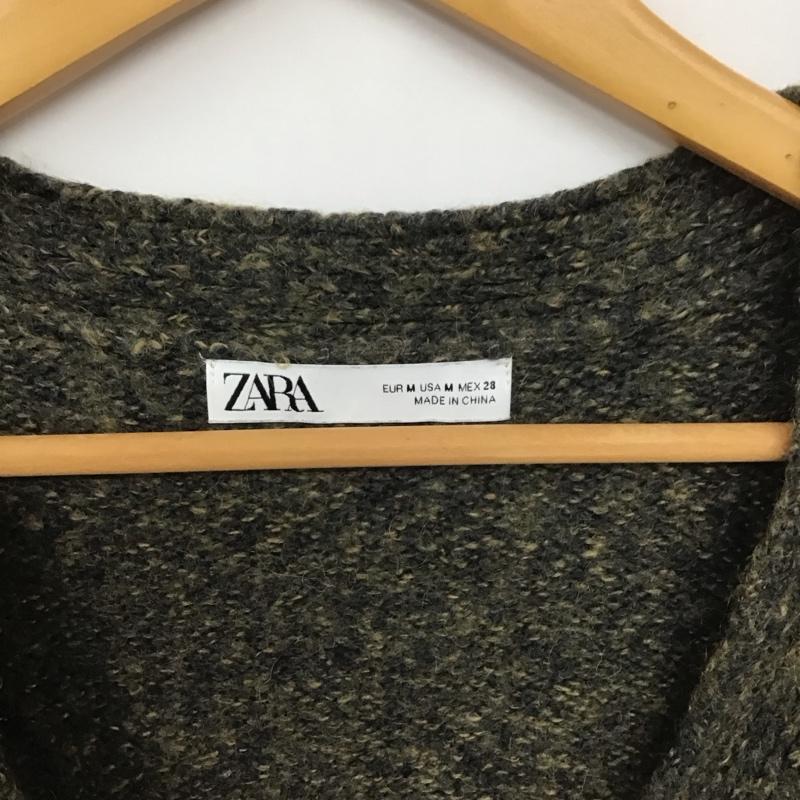 ザラ ZARA カーディガン 長袖 M  マルチカラー / マルチカラー /  レディース USED 古着 中古 10140289