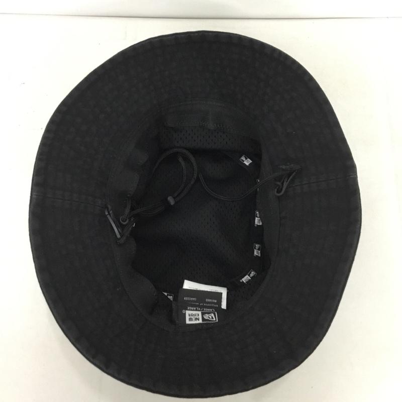 ニューエラ NEW ERA 帽子 ハット アドベンチャーハット ロゴ、文字 黒 / ブラック /  メンズ USED 古着 中古 10138041