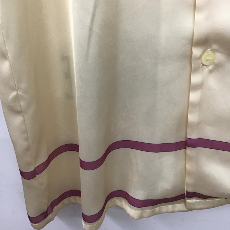 ザラ ZARA シャツ、ブラウス 半袖 半袖シャツ プリントシャツ カラーシャツ S プリント ベージュ / ベージュ /  メンズ USED 古着 中古 10132699