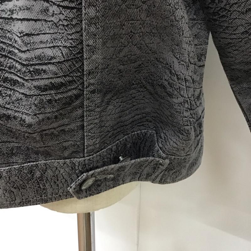 ペレペレ PELLEPELLE ジャケット、上着 ジャケット、ブレザー デニムジャケット Gジャン アウター カラージャケット XL 総柄 灰 / グレー /  メンズ USED 古着 中古 10112073