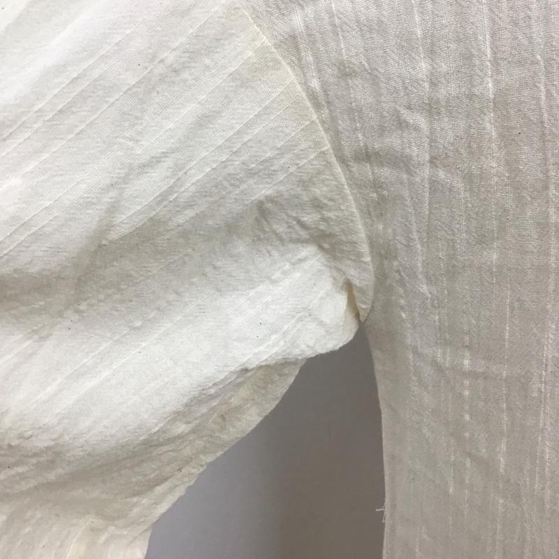 ダブルクローゼット w closet ワンピース ロングスカート 343199 長袖 前後着 無地 アイボリー / アイボリー /  レディース USED 古着 中古 10117381