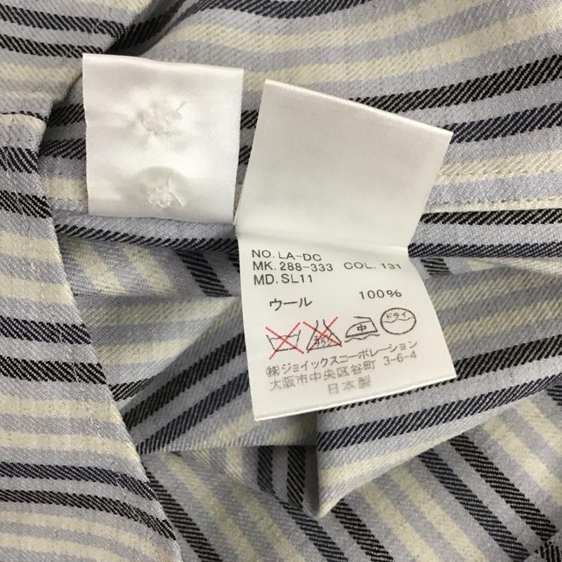 ランバン LANVIN シャツ、ブラウス 長袖 長袖シャツ ストライプシャツ カラーシャツ L ストライプ マルチカラー / マルチカラー /  メンズ USED 古着 中古 10128645