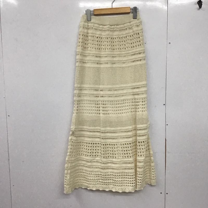 レプシィム LEPSIM スカート ロングスカート FREE 無地 白 / ホワイト /  レディース USED 古着 中古 10146287