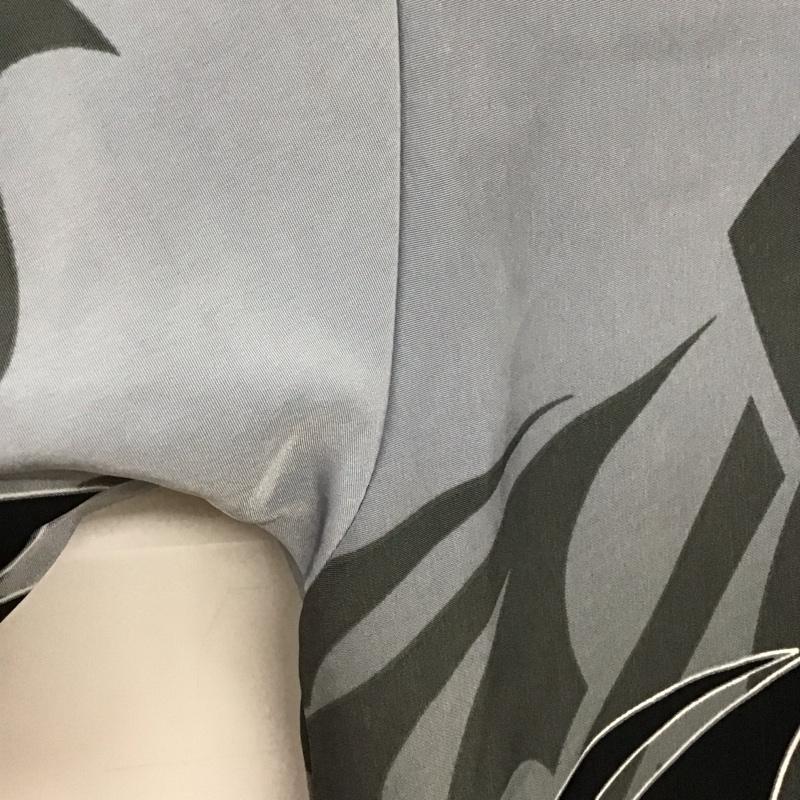 古着 USED シャツ、ブラウス 半袖 半袖シャツ プリントシャツ カラーシャツ M プリント 灰 / グレー /  メンズ USED 古着 中古 10132233