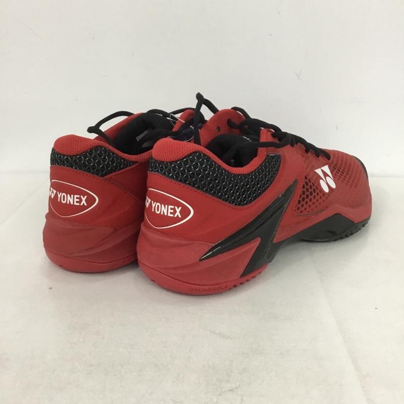 ヨネックス YONEX スニーカー スニーカー SHTE2MGC テニスシューズ パワークッションエクリプション2 27cm 27.0cm ロゴ、文字 赤 / レッド / X 黒 / ブラック /  メンズ USED 古着 中古 10142467