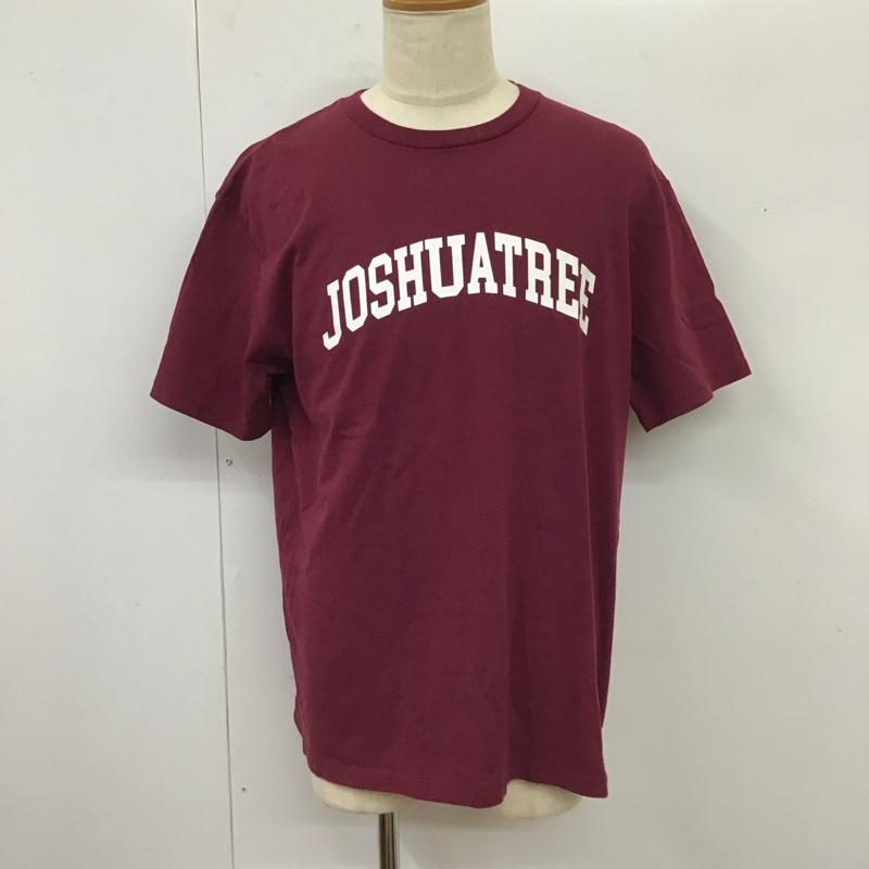 トニータイズサン TONY TAIZSUN Tシャツ 半袖 半袖カットソー プリントTシャツ クルーネックカットソー L ロゴ、文字 えんじ / ワインレッド /  メンズ USED 古着 中古 10118080