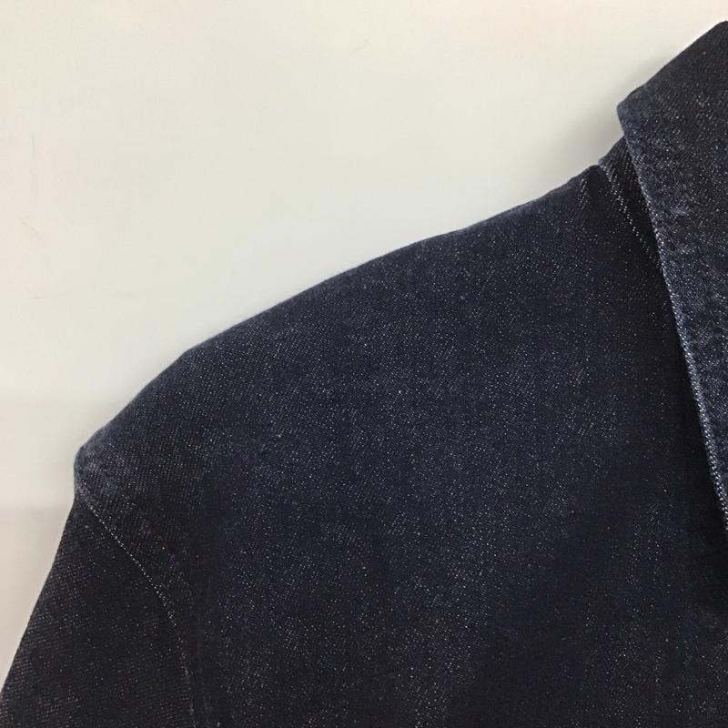 ユニクロ UNIQLO ジャケット、上着 ジャケット、ブレザー 01-31-2h006a デニムジャケット Gジャン S 無地 インディゴ / インディゴ /  メンズ USED 古着 中古 10141008