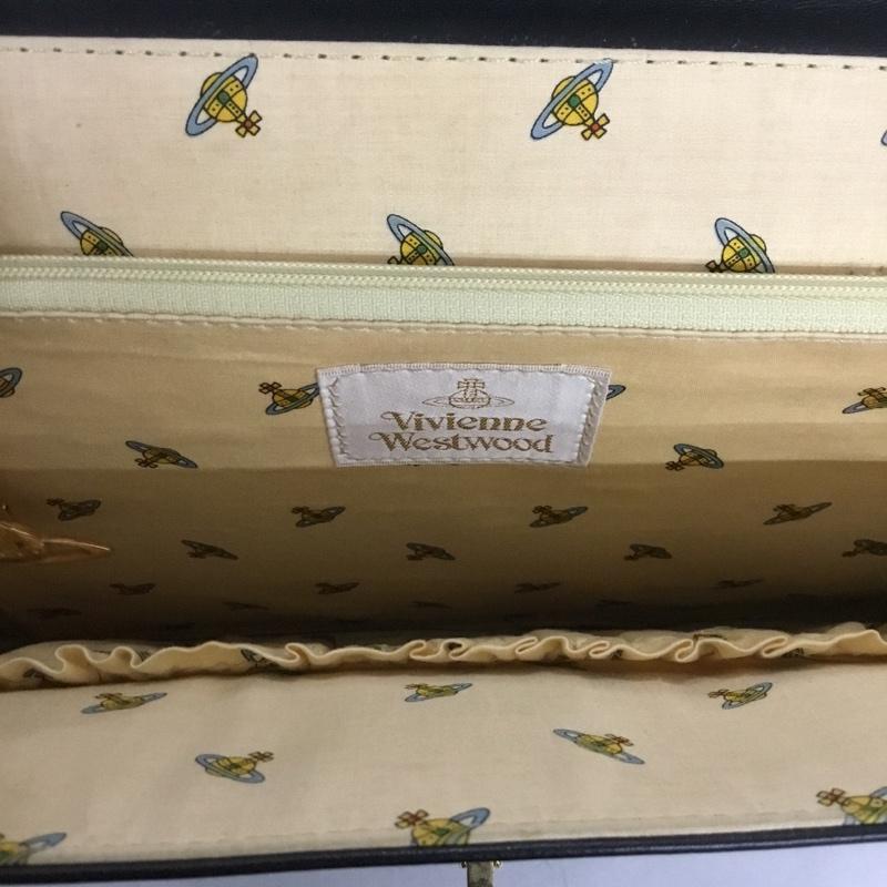 ヴィヴィアンウエストウッド Vivienne Westwood トートバッグ トートバッグ ブリーフケース ビジネスバッグ ワンポイント 黒 / ブラック /  レディース USED 古着 中古 10133198