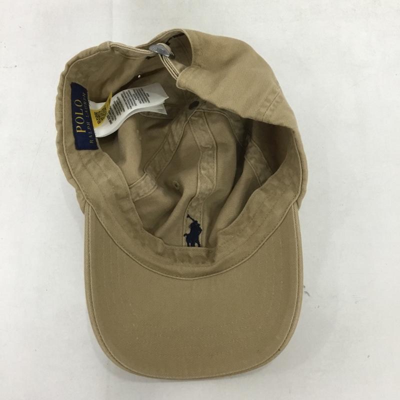 ポロラルフローレン POLO RALPH LAUREN 帽子 キャップ コットン ワンポイント ベージュ / ベージュ /  メンズ USED 古着 中古 10138047