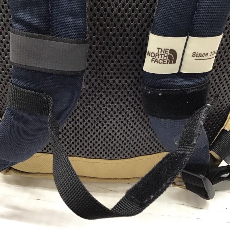 ザノースフェイス THE NORTH FACE バッグ バッグ NMJ71752 バークレーミニ リュック デイパックバッグパック キッズ ロゴ、文字 紺 / ネイビー / X ベージュ / ベージュ /  ボーイズ USED 古着 中古 10117909