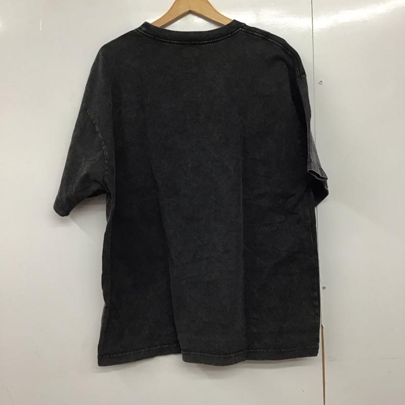 ザッツライフ That s life Tシャツ 半袖 半袖カットソー プリントTシャツ クルーネックカットソー L プリント 黒 / ブラック /  メンズ USED 古着 中古 10142437