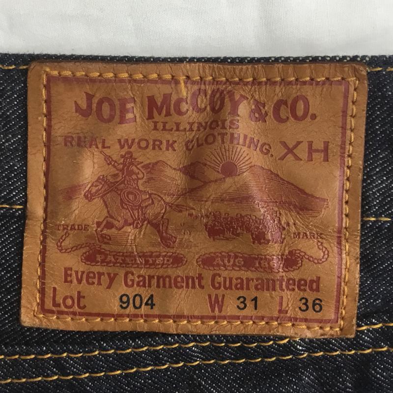 ジョーマッコイ JOE McCOY パンツ デニム、ジーンズ 31インチ 無地 黒 / ブラック /  メンズ USED 古着 中古 10110116