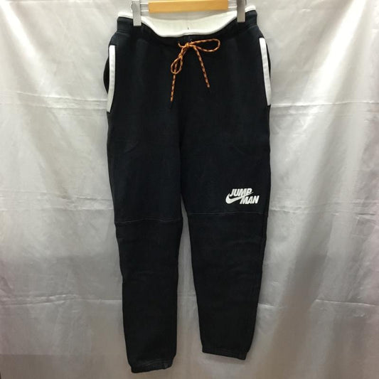 エアジョーダン AIR JORDAN パンツ ワークパンツ、ペインターパンツ スウェットパンツ ジャージ カジュアルパンツ ワイドパンツ スポーツウェア M ロゴ、文字 黒 / ブラック /  メンズ USED 古着 中古 10112455