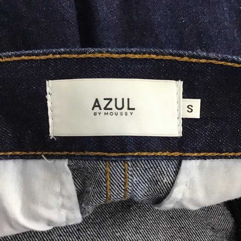 アズールバイマウジー AZUL BY MOUSSY スカート ひざ丈スカート 250CAH11-316H FRONT BUTTON DENIM LONG SKIRT S 無地 インディゴ / インディゴ /  レディース USED 古着 中古 10142785