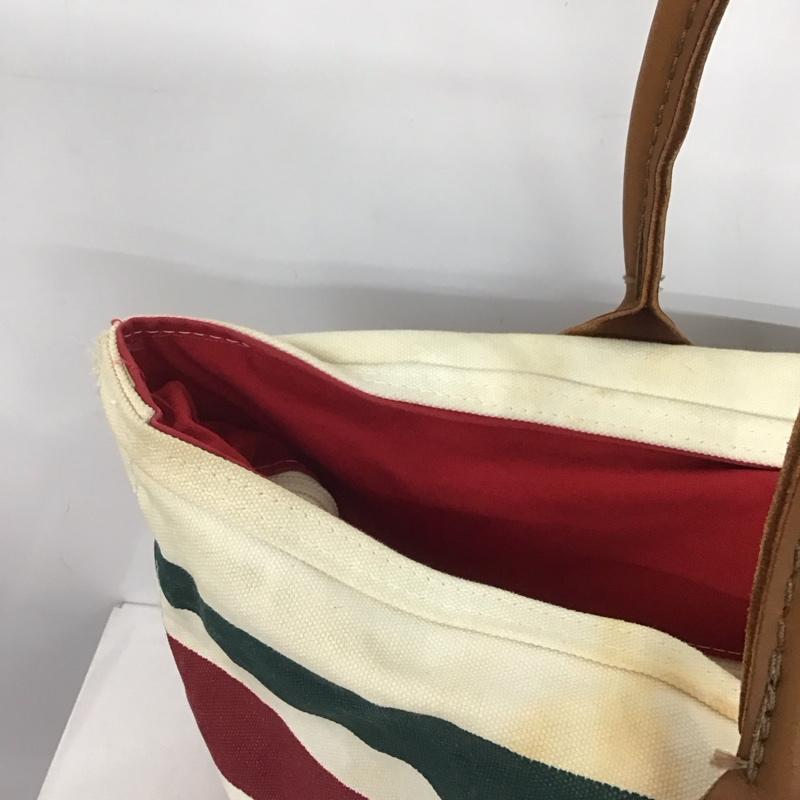 エルエルビーン L.L.Bean トートバッグ トートバッグ OPD11 USA製 90S 90年代 コットン ボーダー柄 マルチカラー / マルチカラー /  メンズ USED 古着 中古 10141063
