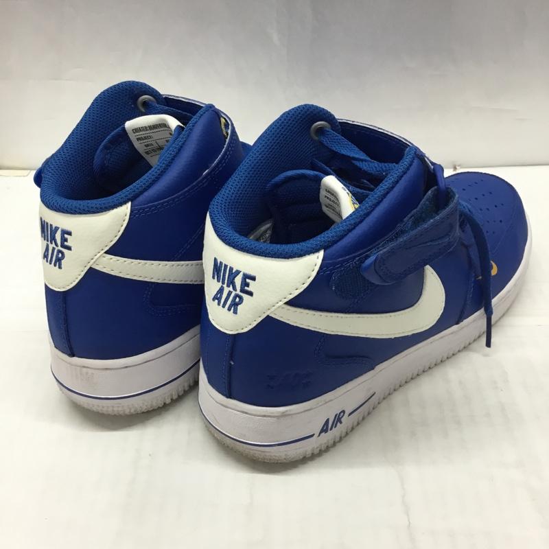 ナイキ NIKE スニーカー スニーカー DR9513-400 AIR FORCE 1 MID 07 LV8 26cm 40周年 26.0cm ロゴ、文字 青 / ブルー / X 白 / ホワイト /  メンズ USED 古着 中古 10115572