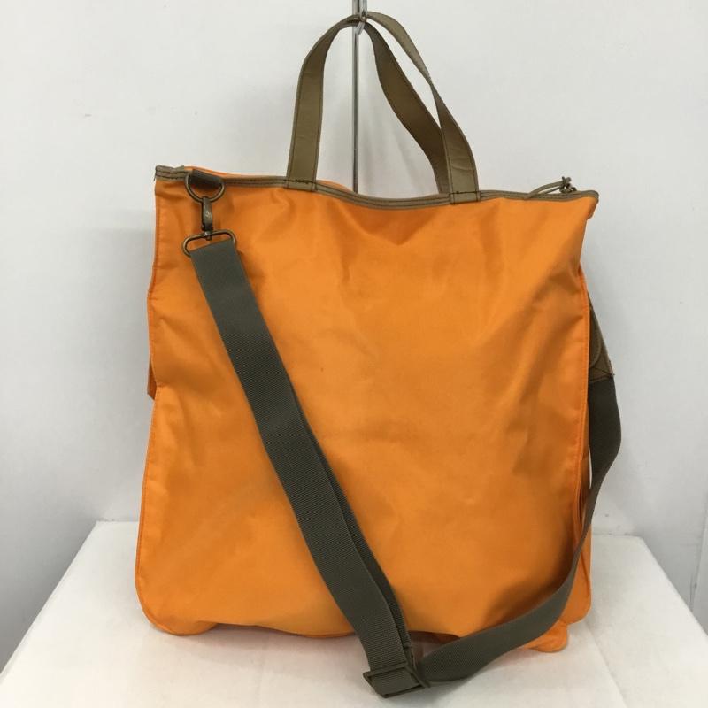 ベンシモン BENSIMON トートバッグ トートバッグ ロゴ、文字 橙 / オレンジ / X ベージュ / ベージュ /  メンズ USED 古着 中古 10150440