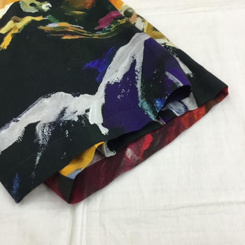 フリークスストア FREAK S STORE シャツ、ブラウス 半袖 FREAK S STORE × AUTO MOAI 半袖シャツ 193-1401 L 総柄 黒 / ブラック / X マルチカラー / マルチカラー /  メンズ USED 古着 中古 10135901