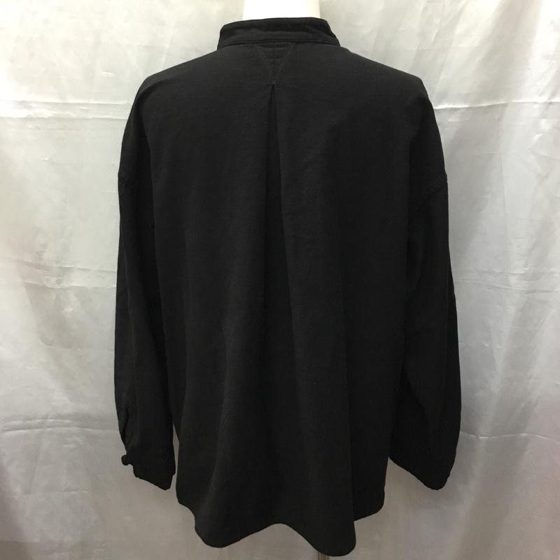 テンダーロイン TENDERLOIN ジャケット、上着 ジャケット、ブレザー f.c.fatigue shirt jkt ノーカラージャケット L 無地 黒 / ブラック /  メンズ USED 古着 中古 10112807