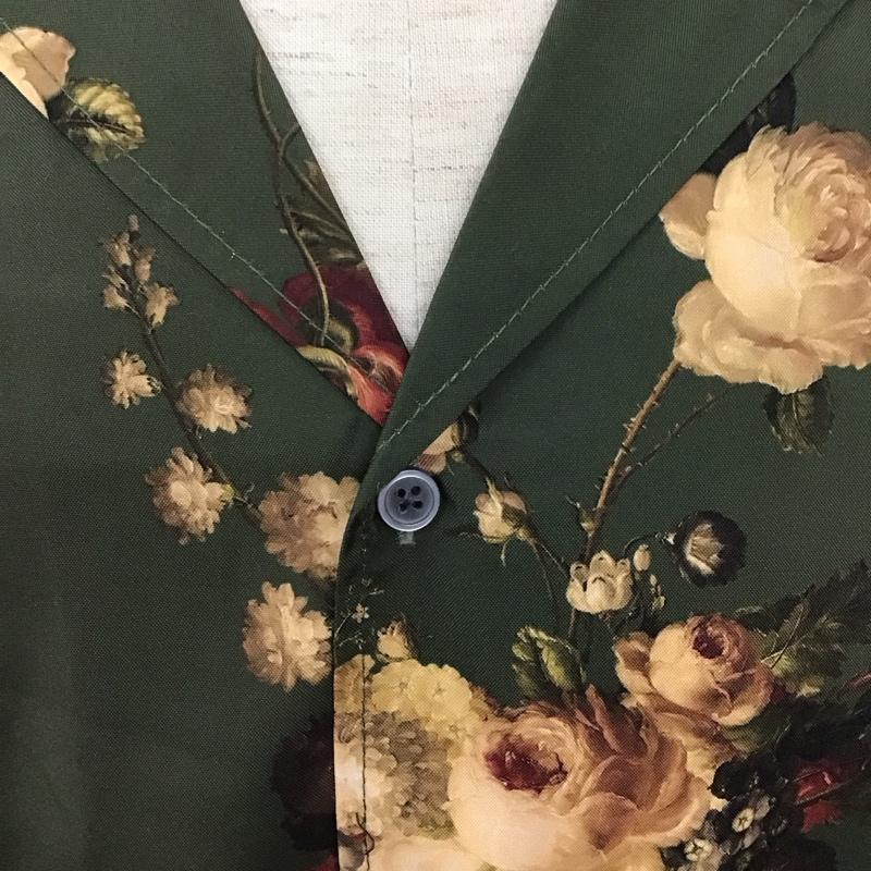 アンリラクシング unrelaxing シャツ、ブラウス 半袖 FREE プリント 緑 / グリーン /  メンズ USED 古着 中古 10128312