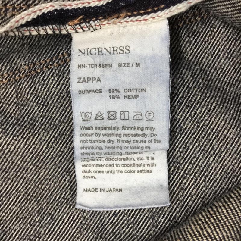 ナイスネス NICENESS パンツ デニム、ジーンズ mn-td18sfn デニムパンツ ストレートパンツ ワイドパンツ カジュアルパンツ M 無地 インディゴ / インディゴ /  メンズ USED 古着 中古 10112477