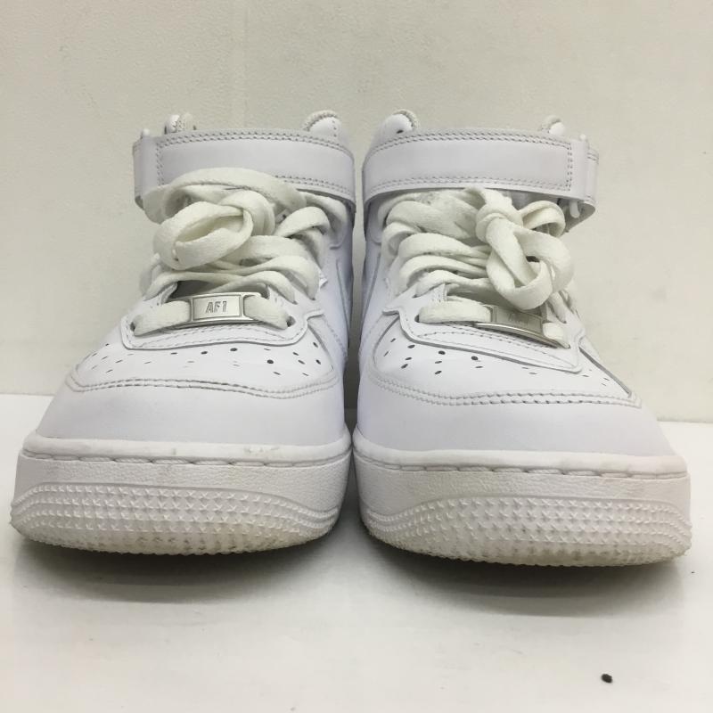ナイキ NIKE スニーカー スニーカー AIR FORCE 1 MID 07 エアフォース 1 ミッド 07 CW2289-111 26.5cm ロゴ、文字 白 / ホワイト /  メンズ USED 古着 中古 10108150