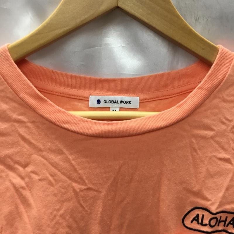 グローバルワーク GLOBAL WORK Tシャツ 半袖 GW218461TS ディズニーサーフT Disney ミッキーマウス M キャラクター 橙 / オレンジ /  メンズ USED 古着 中古 10117796