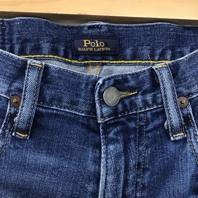 ポロラルフローレン POLO RALPH LAUREN パンツ デニム、ジーンズ デニムパンツ スリムパンツ カジュアルパンツ ストレッチパンツ 28インチ 無地 インディゴ / インディゴ /  メンズ USED 古着 中古 10149955
