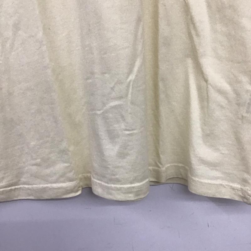 アニエス・ベー agnes b. Tシャツ 半袖 OF320051 クルーネック 4 ロゴ、文字 黄 / イエロー /  レディース USED 古着 中古 10138969