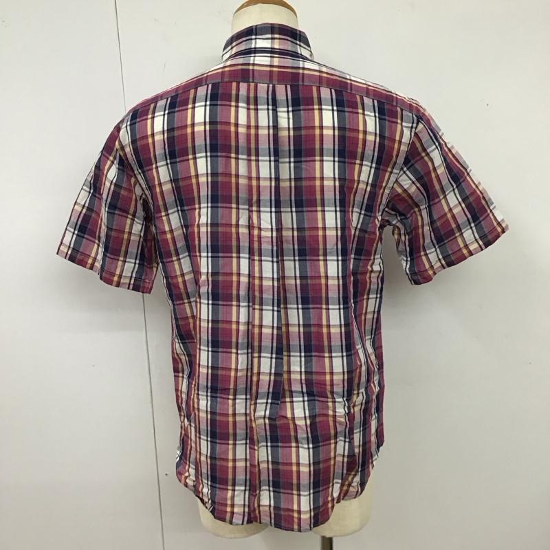 マックレガー McGREGOR シャツ、ブラウス 半袖 MM16-7309 ボタンダウン コットンリネン チェック L ワンポイント マルチカラー / マルチカラー /  メンズ USED 古着 中古 10116481