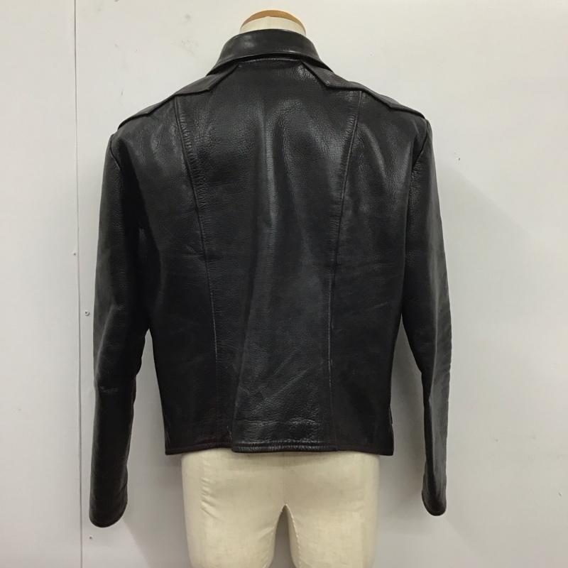 ジェラード JELADO ジャケット、上着 レザージャケット 44 無地 黒 / ブラック /  メンズ USED 古着 中古 10123498