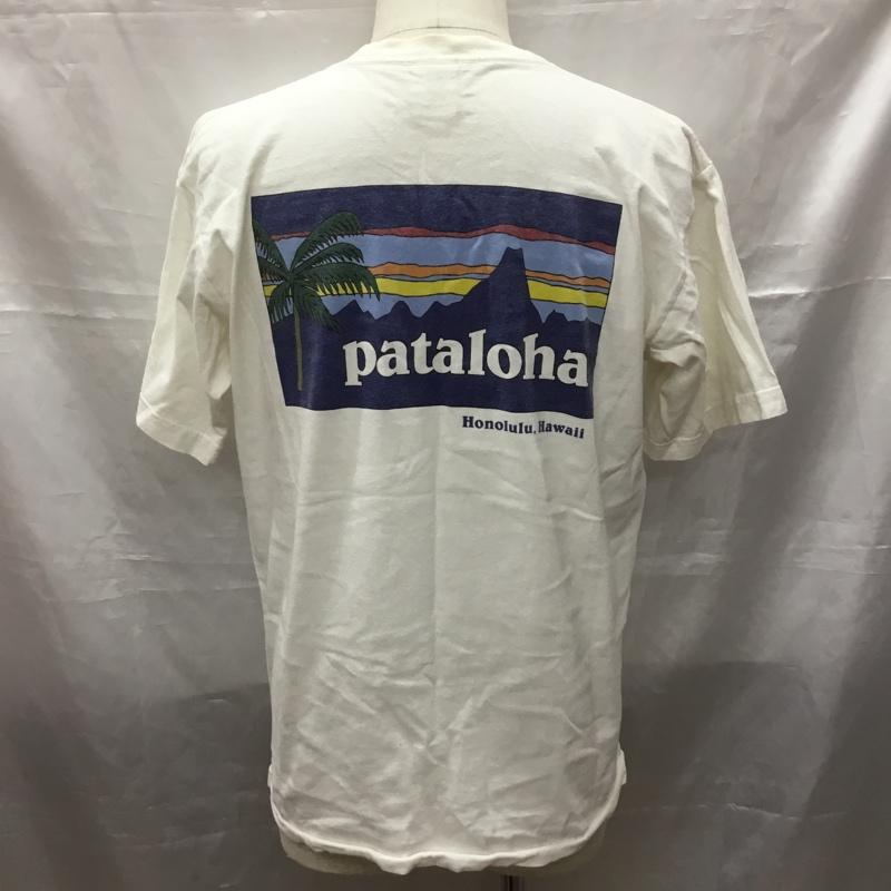 パタゴニア patagonia Tシャツ 半袖 M ロゴ、文字 白 / ホワイト /  メンズ USED 古着 中古 10116021