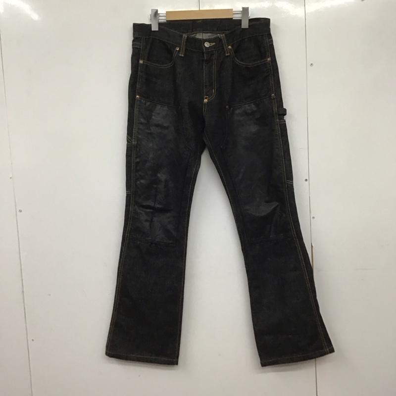 レッドムーン REDMOON パンツ デニム、ジーンズ デニムパンツ スリムパンツ カジュアルパンツ 無地 黒 / ブラック /  メンズ USED 古着 中古 10145302