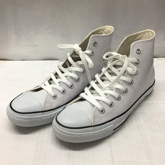 コンバース CONVERSE スニーカー スニーカー 1B907 レザーオールスター HI 26.5cm 26.5cm ロゴ、文字 白 / ホワイト /  メンズ USED 古着 中古 10119346