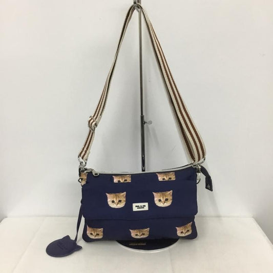 ポール＆ジョー PAUL&JOE ショルダーバッグ ショルダーバッグ ヌネット柄 トラベルウォレット ミラー付き 総柄 青 / ブルー /  レディース USED 古着 中古 10140435