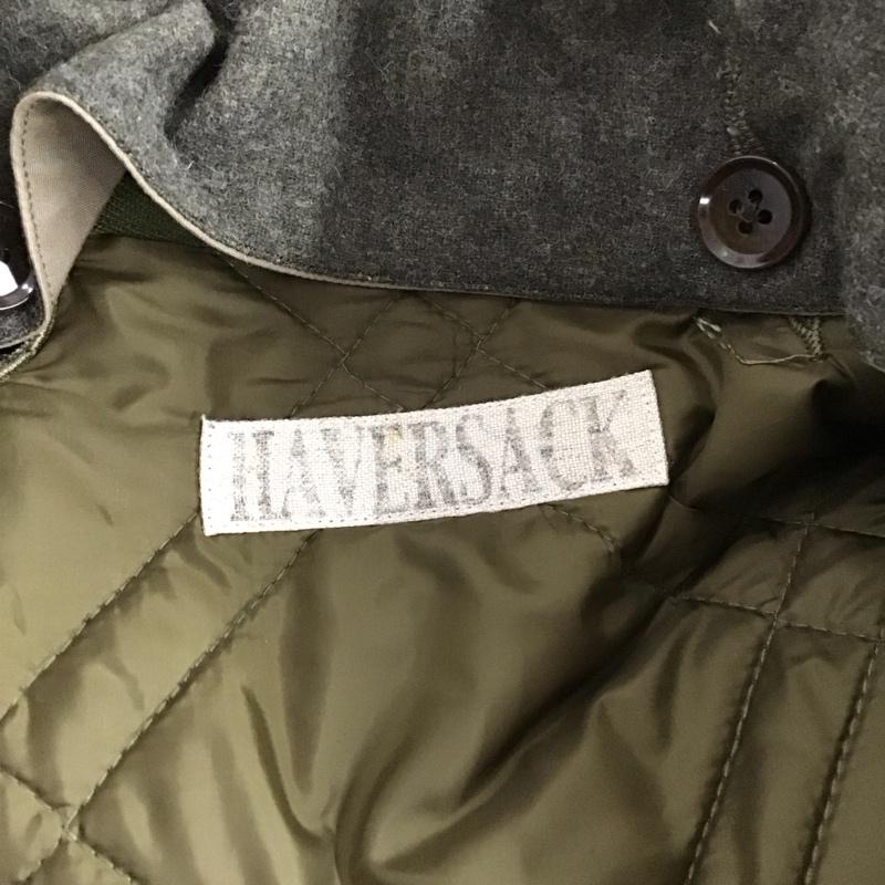 ハバーザック HAVERSACK ジャケット、上着 ジャケット、ブレザー ジップアップジャケット アウター ミリタリージャケット 無地 カーキ / カーキ /  メンズ USED 古着 中古 10131743