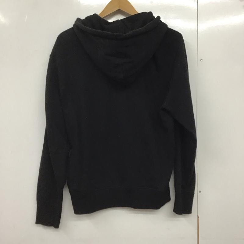ラコステ LACOSTE パーカー 長袖 長袖ジップアップパーカー スウェットパーカー 3 ロゴ、文字 黒 / ブラック /  メンズ USED 古着 中古 10144579
