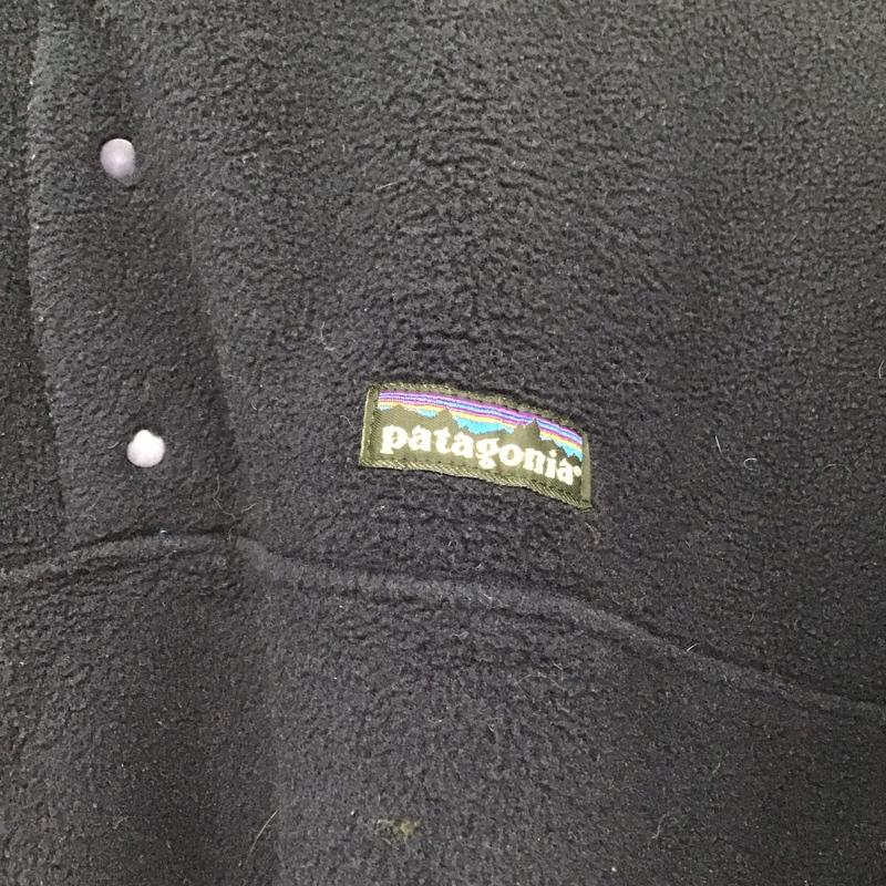 パタゴニア patagonia ジャケット、上着 ジャケット、ブレザー フリースジャケット プルオーバー スタンドネック 90s usa製 雪無しタグ S ロゴ、文字 紺 / ネイビー /  メンズ USED 古着 中古 10143525