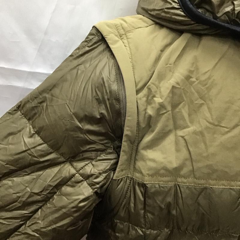 エディーバウアー Eddie Bauer ジャケット、上着 ジャンパー、ブルゾン ジップアップジャケット ジャンパー ジャケット ダウンジャケット アウター M ロゴ、文字 カーキ / カーキ /  メンズ USED 古着 中古 10110766