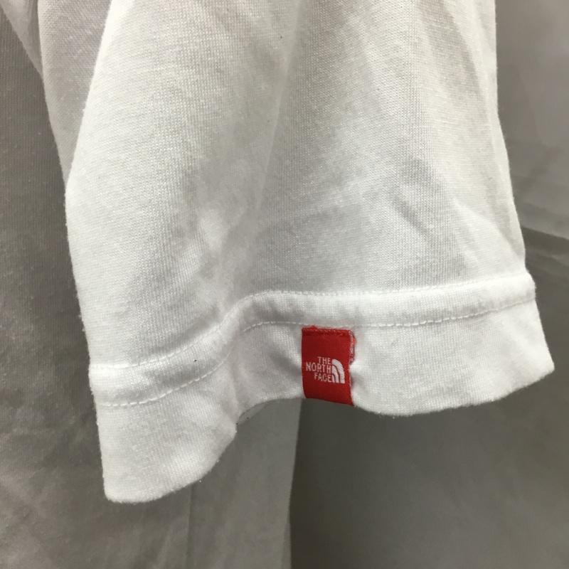 ザノースフェイス THE NORTH FACE Tシャツ 半袖 nt31620 ショートスリーブカラードームT 半袖カットソー プリントTシャツ クルーネックカットソー S ロゴ、文字 白 / ホワイト /  メンズ USED 古着 中古 10114098