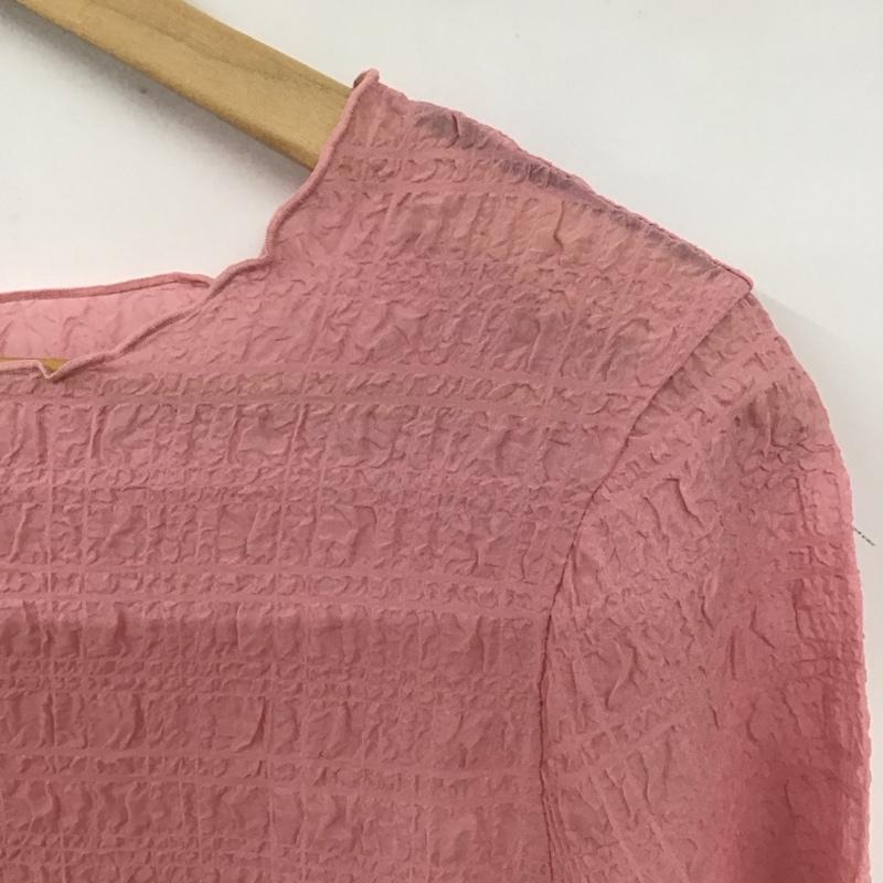 エヘカソポ ehka sopo カットソー 半袖 FREE 無地 桃 / ピンク /  レディース USED 古着 中古 10137402