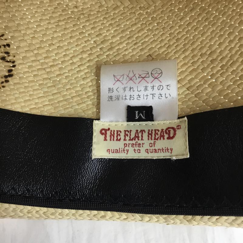 フラットヘッド The Flat Head 帽子 ハット ストローハット FREE 無地 ベージュ / ベージュ /  メンズ USED 古着 中古 10134019
