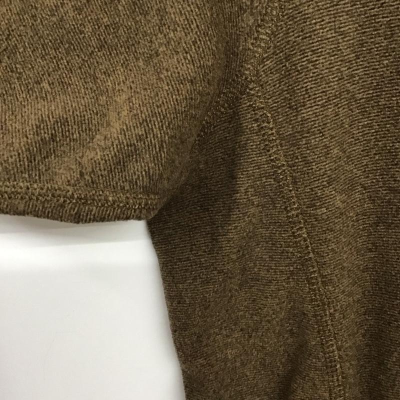 モンベル mont-bell ジャケット、上着 ジャケット、ブレザー 1114432 シャミースジャケット ジップアップジャケット スタンドカラー L ロゴ、文字 茶 / ブラウン /  メンズ USED 古着 中古 10143206