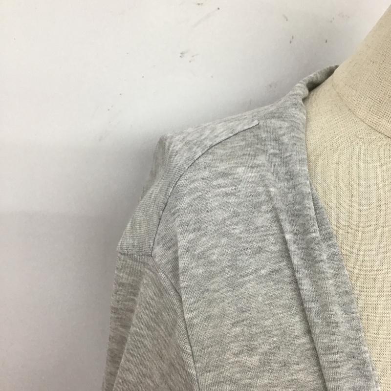 ニジュウサンク 23区 カーディガン 長袖 40 無地 灰 / グレー /  レディース USED 古着 中古 10121168