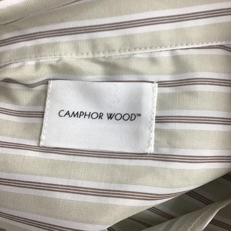 古着 USED シャツ、ブラウス 長袖 CAMPHOR WOOD CW0081 開襟シャツ オープンカラーシャツ 刺繍 M ストライプ マルチカラー / マルチカラー /  レディース USED 古着 中古 10123527