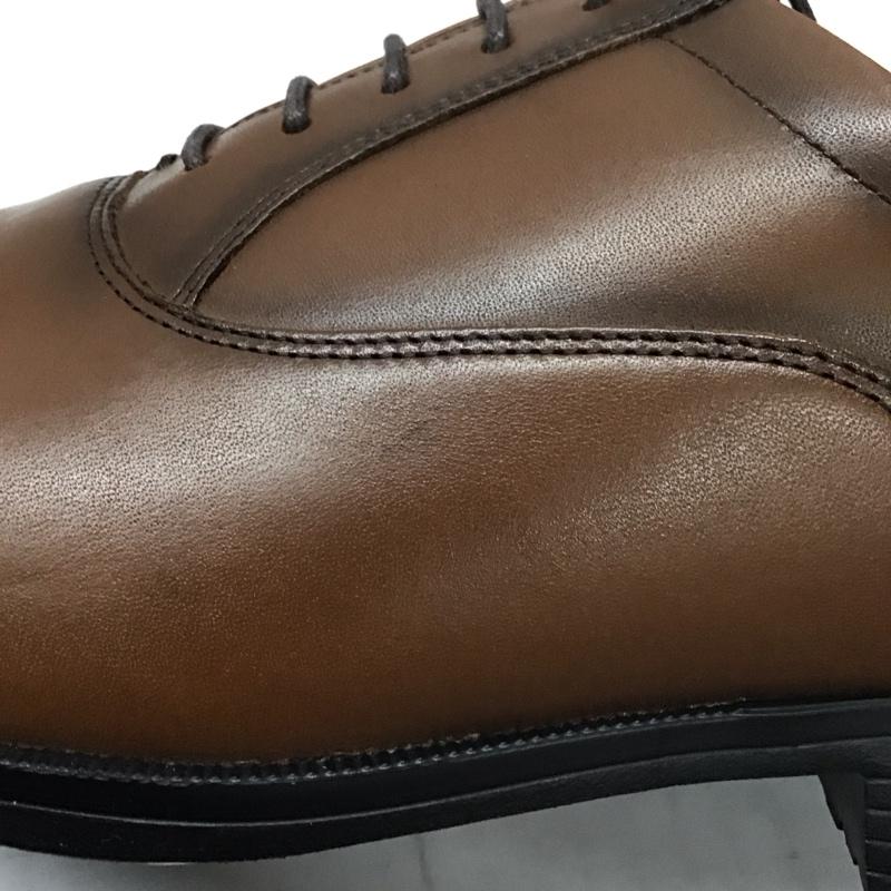 アシックス ASICS 革靴 革靴 TU-7010 texcy luxe ストレートチップ 箱有 26.5cm 26.5cm 無地 茶 / ブラウン /  メンズ USED 古着 中古 10111756