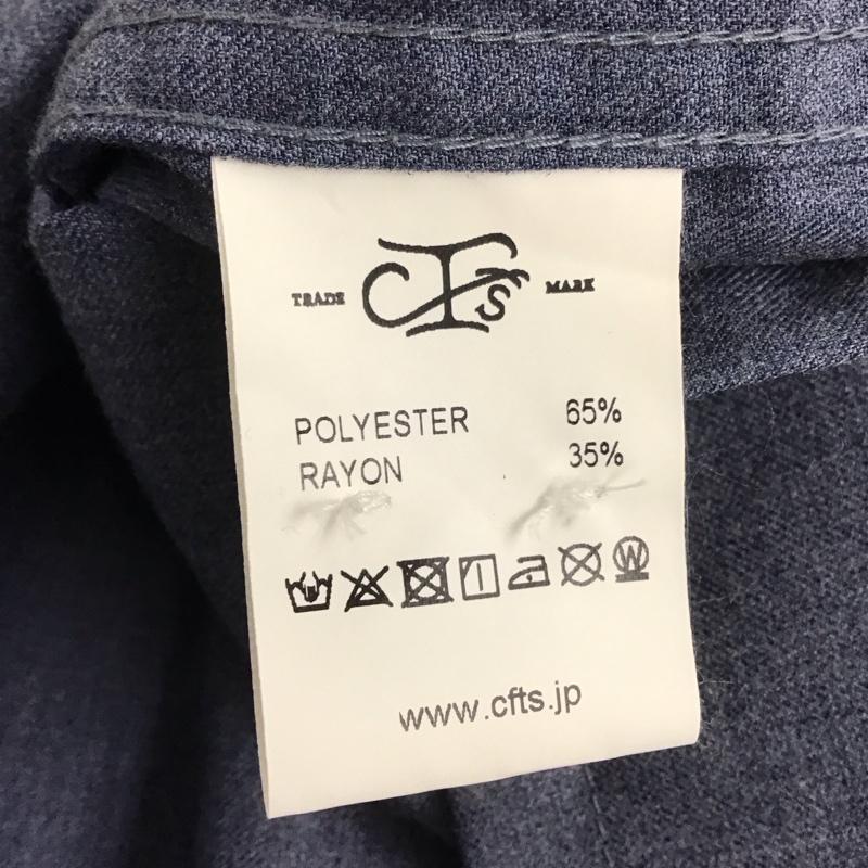 シーエフティーズ CFT S シャツ、ブラウス 半袖 オープンカラー 開襟シャツ XL ワンポイント 青 / ブルー /  メンズ USED 古着 中古 10140236