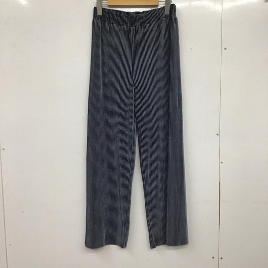 イェッカヴェッカ YECCA VECCA ボトムス ボトムス ベロアプリーツパンツ FREE 無地 青 / ブルー /  レディース USED 古着 中古 10137254