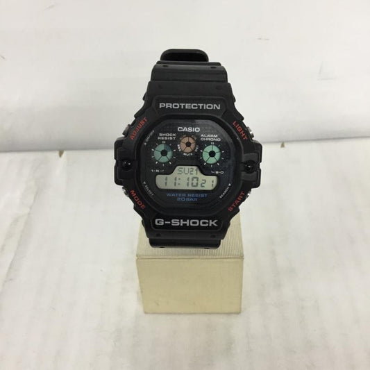 ジーショック G-SHOCK 腕時計 デジタル DW-5900 ロゴ、文字 黒 / ブラック /  メンズ USED 古着 中古 10109908